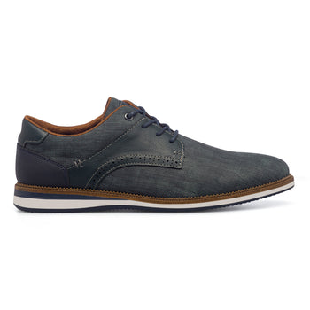 Stringate casual blu da uomo con dettagli brogue Patrick, Uomo, SKU m121000279, Immagine 0